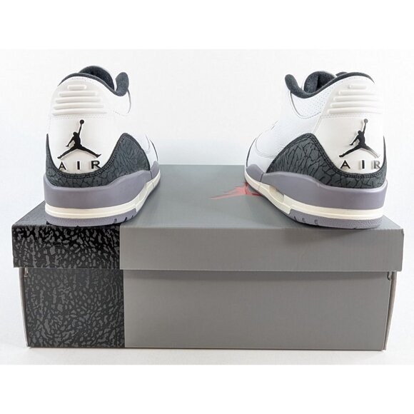 Air Jordan 3 Retro White Red Cement Grey – Size 13 CT8532-106 - NIB main image 4